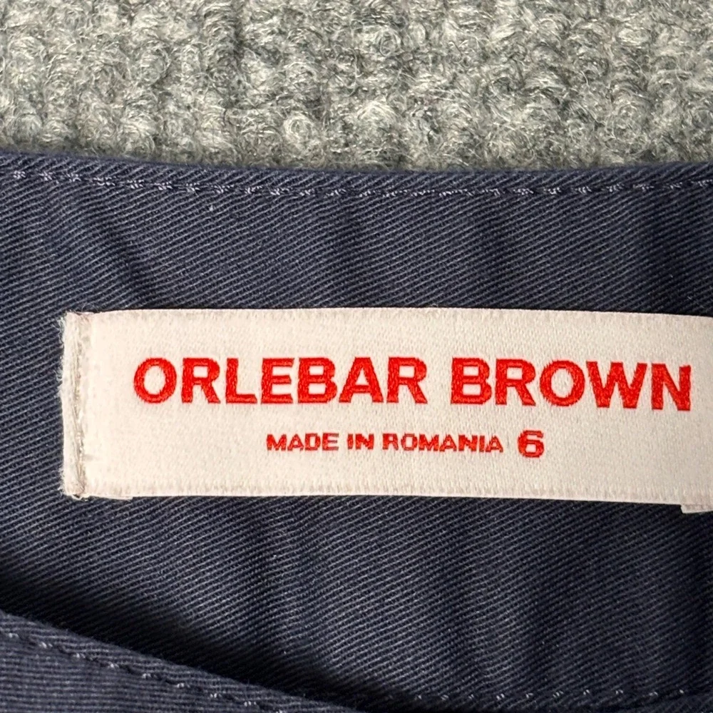 Orlebar Brown Women's Sabrina Shorts Size‎ 6 Navy Cotton Stretch